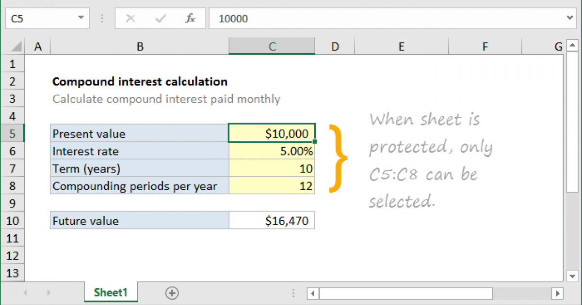 How To Highlight Unprotected Cells In Excel